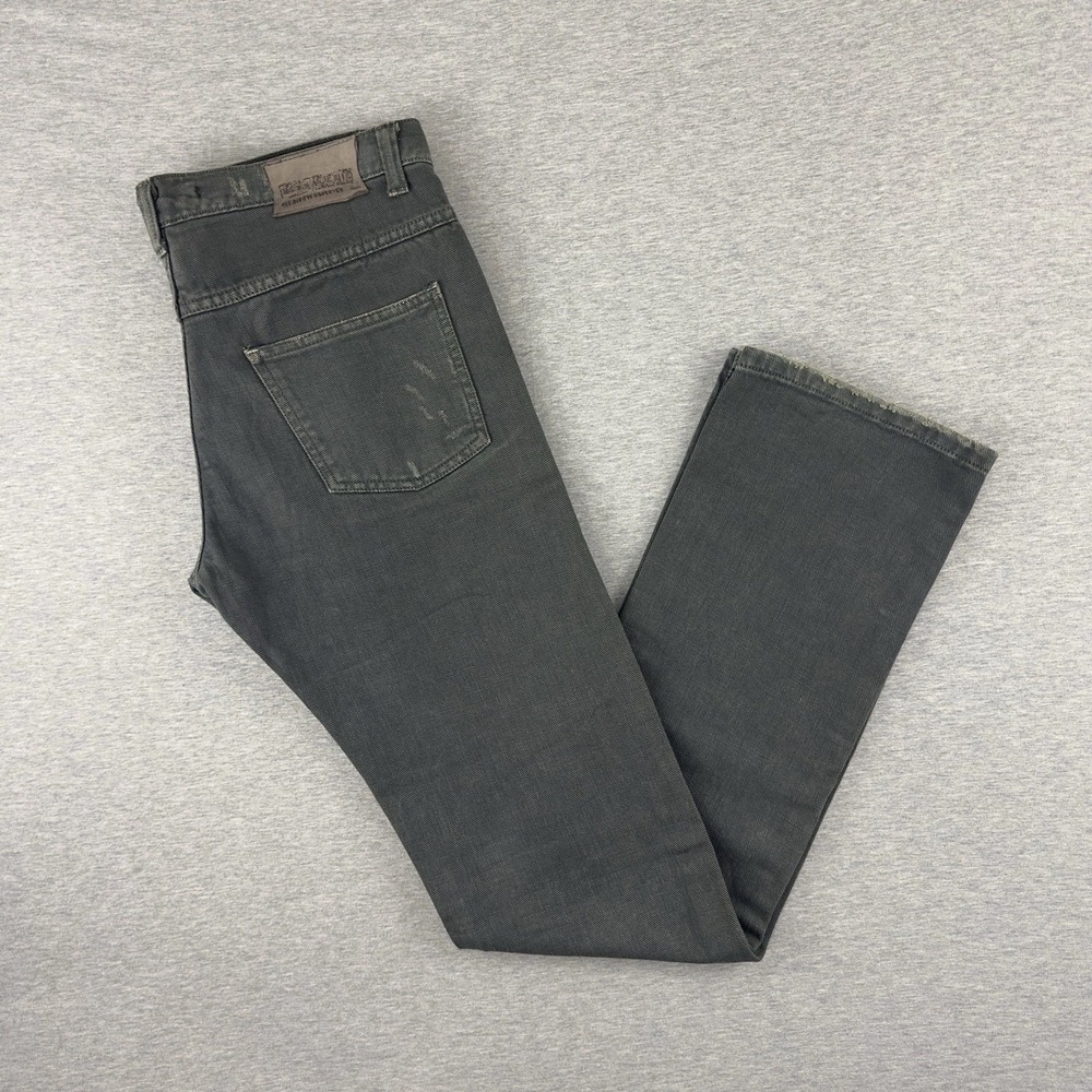 Messagerie‎ Jeans Men's Size 31 Slim Fit Gray Distressed Wash Denim